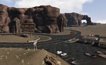 Red Rock (CarX) Map V1.0 0.35.x