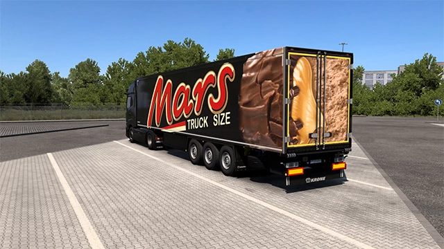 skin Mars chocolate for trailer Krone cool liner v1.0
