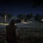 1911 mcfarlanes ranch streetlights and hitchpost