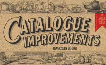 Catalogue Improvements V1.0