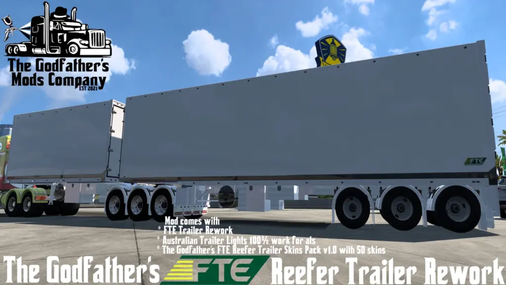 The Godfather's FTE Reefer Trailer Mega Pack V1.0