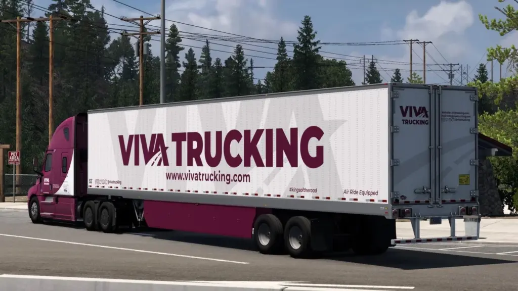 Viva Trucking ATS Company Trailer Paint Jobs v1.0