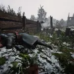 WW1 German Soldiers In A Trench