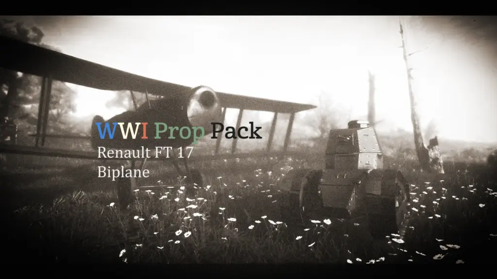 WW1 Prop Pack (Plane and Tank) V1.0