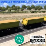 BDF KIPPER AGRAR TRAILER v4.0 ETS2 1.54-1.55.x