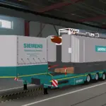 DOLL-SIEMENS SPECIAL TRANSPORT TRAILER v2.0 ETS2 1.54-1.55.x