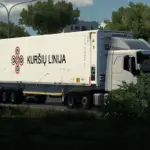 Henred Fruehauf trailer pack and skeletal trailer 1.55