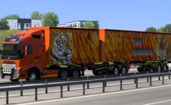 Henred Fruehauf trailer pack and skeletal trailer 1.55