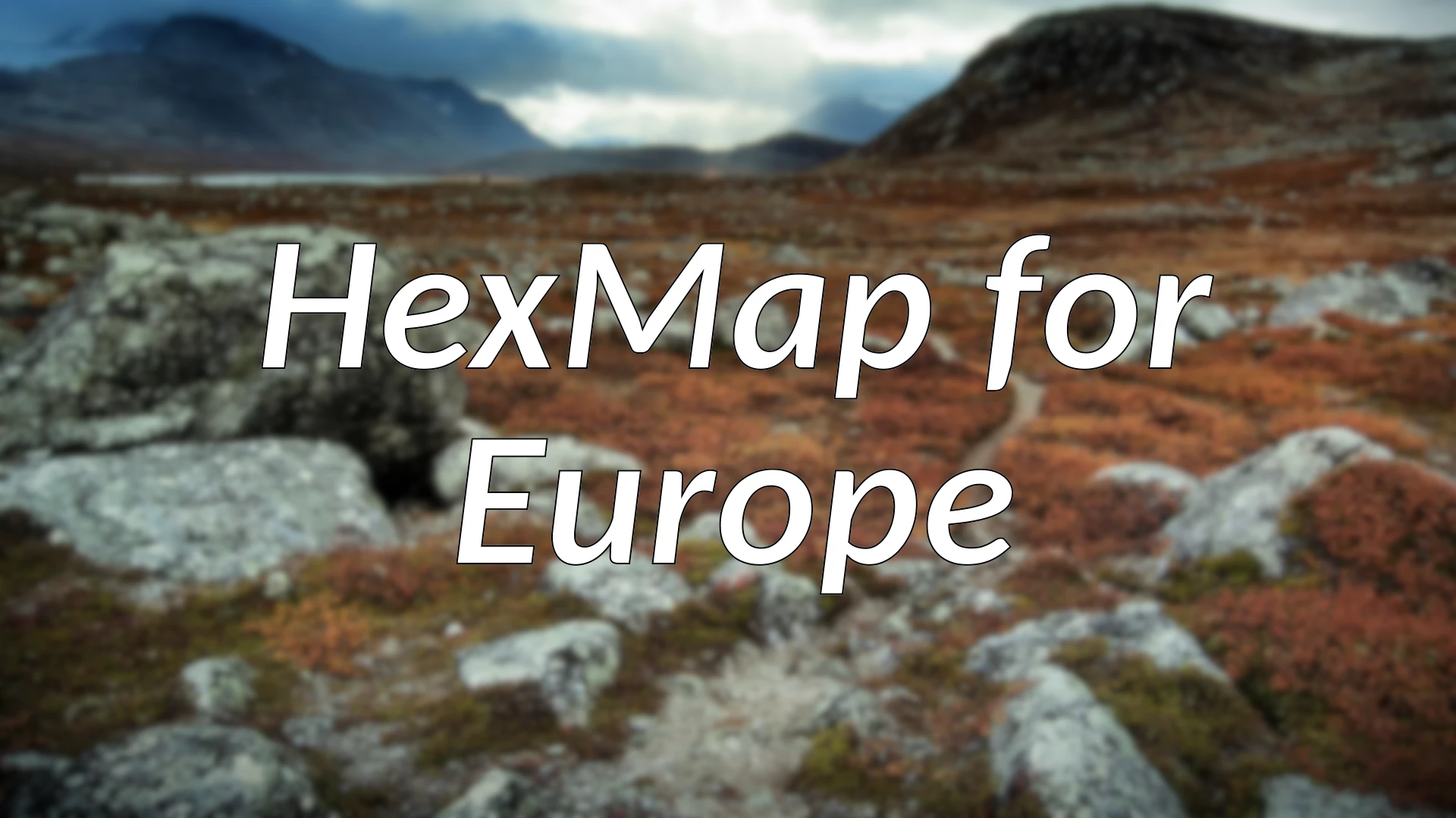 HexMap for Europe v1.0