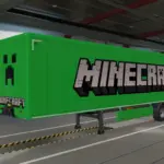 Minecraft Trailer Skin + Mudflap v1.0