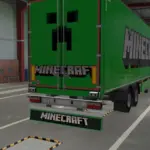 Minecraft Trailer Skin + Mudflap v1.0