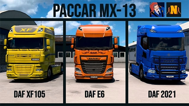 Paccar MX13 sound for DAF v3.6