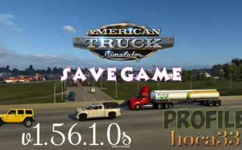 ATS – Save Game (Profile) 1.56.1.0s