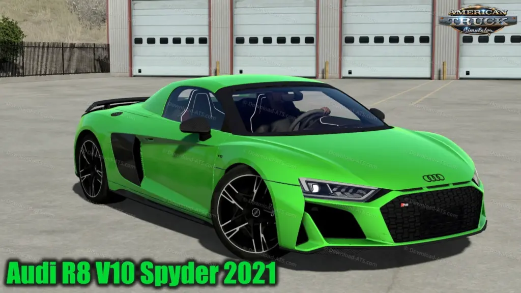Audi R8 V10 Spyder 2021 + Interior v1.4 (1.55.x)