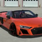 Audi R8 V10 Spyder 2021 + Interior v1.4 (1.55.x)