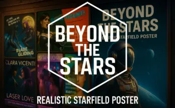 Beyond the Stars Realistic Starfield Poster