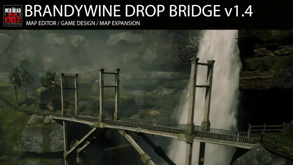Brandywine Drop Destructible Bridge ( concrete)
