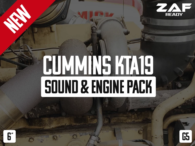Cummins KTA Sound & Engine Pack v1.0