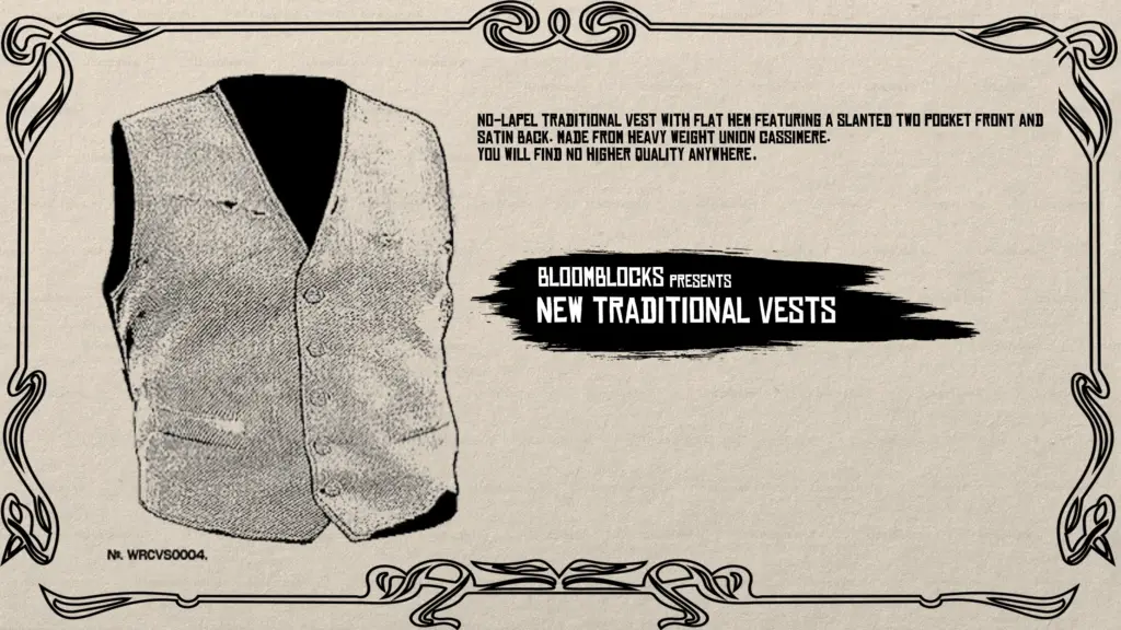 New Traditional Vests V1.0