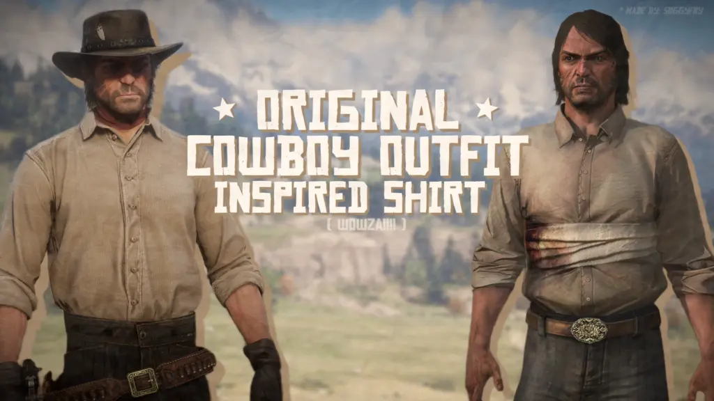 Original Cowboy Outfit Inspired Shirt V1.0