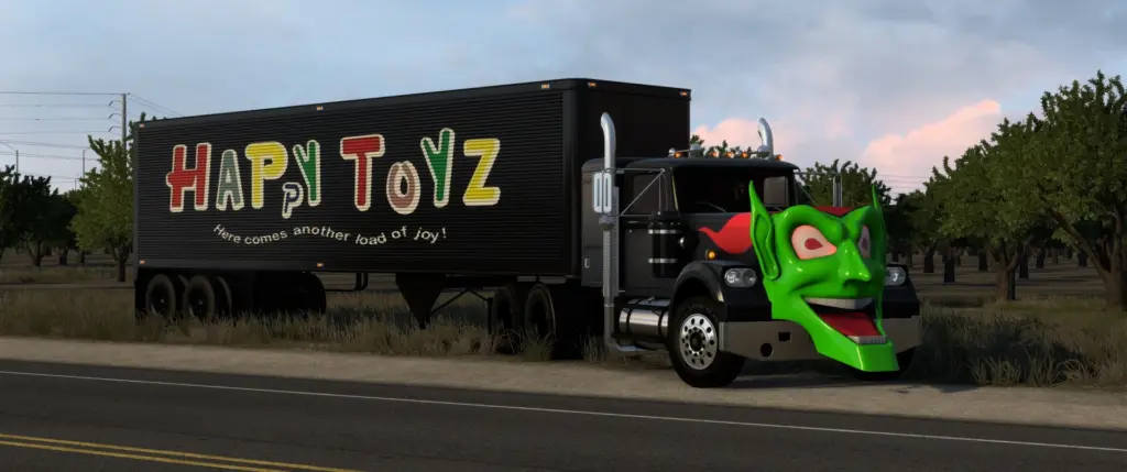 White Western Star 4964 Green Goblin V1.0