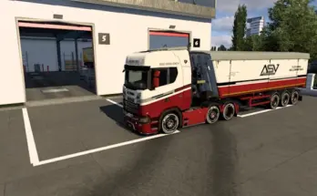 ASV LOGISTICA new red skin v1.0