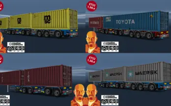 D-TEC FLEXITRAILER TRAILERS v9.0 ETS2 1.54-1.56.x