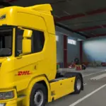 DHL Express Skin for Scania S & R Series v1.0