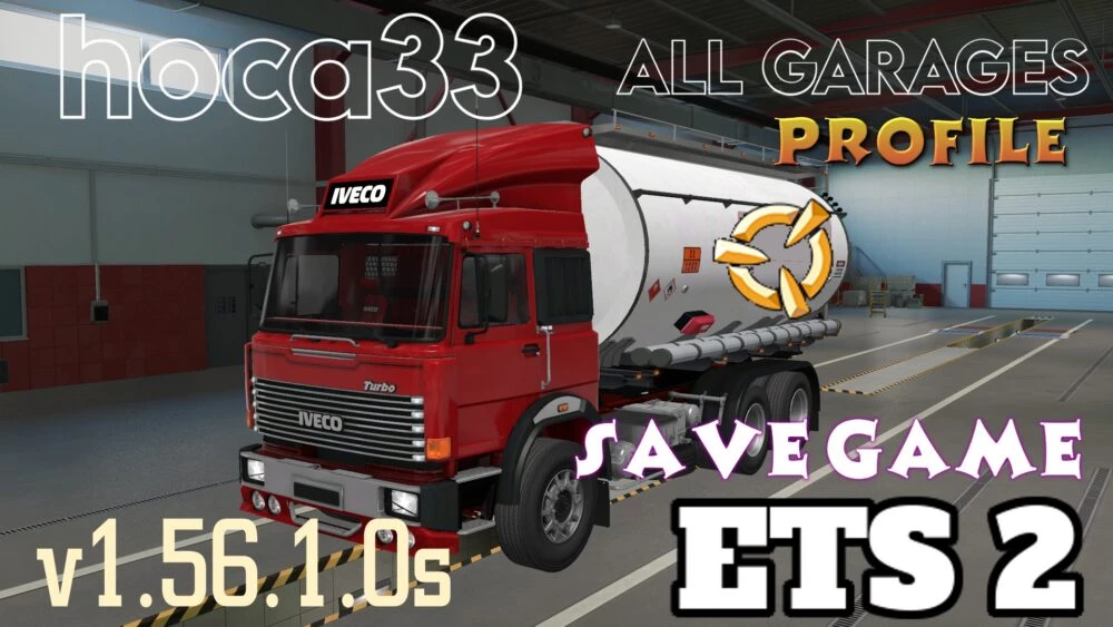 ETS2 Save-Profile (All Map DLCs Required) v1.56.1.0s