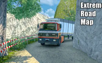 New Extreme And Dangerous Roads Map Mod For ETS2 1.55 and 1.56