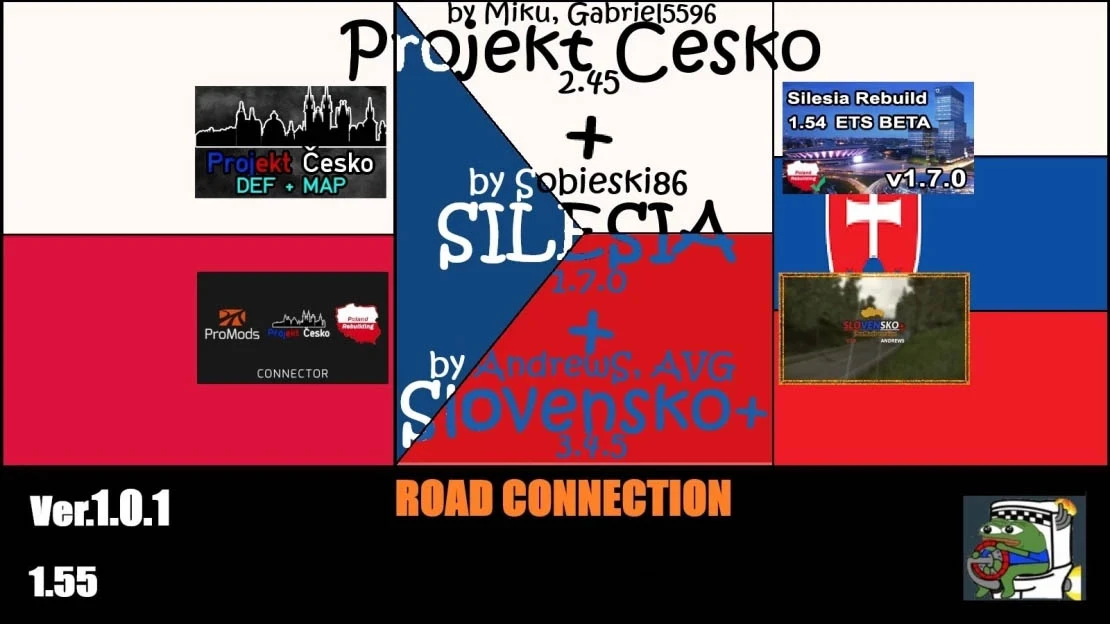 Projekt Cesko - Silesia - Slovensko+ RC v1.0.1 1.55