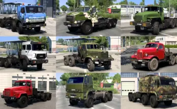 Russian Off-Road Trucks modpack v1.0