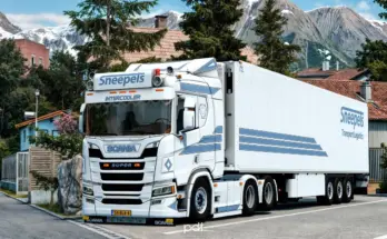 Scania R500 Sneepels Transport + Trailer v9 1.55