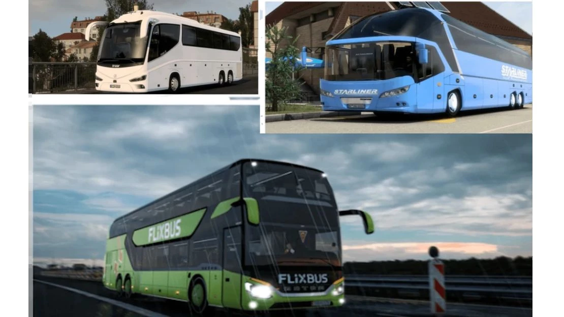 Setra 531 | Irizar i8 | Neoplan Starliner v1.56 & 1.55