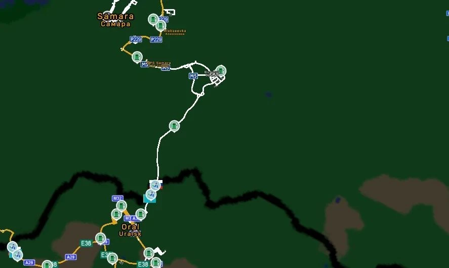 Volga Map - Promods T.G.S Road Connection v1.0