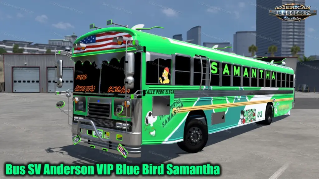 Bus SV Anderson VIP Blue Bird Samantha V1.0 (1.56.x)