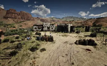 Rdr1 Gang Hideout- Walton Gang At Twin Rocks V1.0