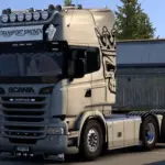 Bad Skull Scania R Topline RJL Skin v1.0