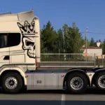 Bad Skull Scania R Topline RJL Skin v1.0
