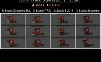 ETS 4 scania 1.56