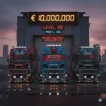 ETS2 Full Progress Save – €10M, Level 100, Driving Academy 100% Completed 1.56