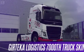 Girteka Logistics 7000th Truck Special Skin v1.0 1.56.x