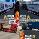 HAMMAR BOXLOADER TRAILERS v1.0 ETS2 1.54-1.56.x