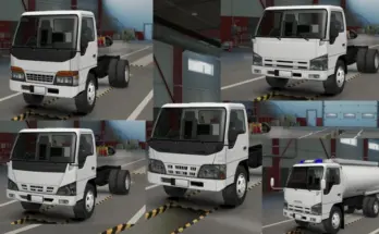 ISUZU NKR SERIES + ENGINE TRANSMISSION SOUND MEGA MOD 1.55/1.56