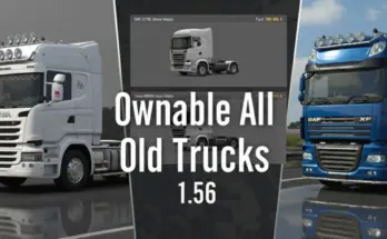 Ownable All Old Trucks – Dealer Unlock 1.56+