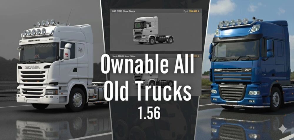 Ownable All Old Trucks – Dealer Unlock 1.56+