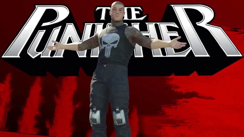 The punisher shirt and pants V1.0