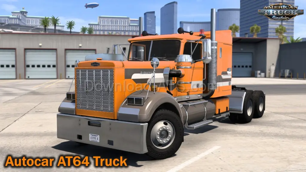 Autocar AT64 Truck + Interior V1.4 by XBS (1.56.x)