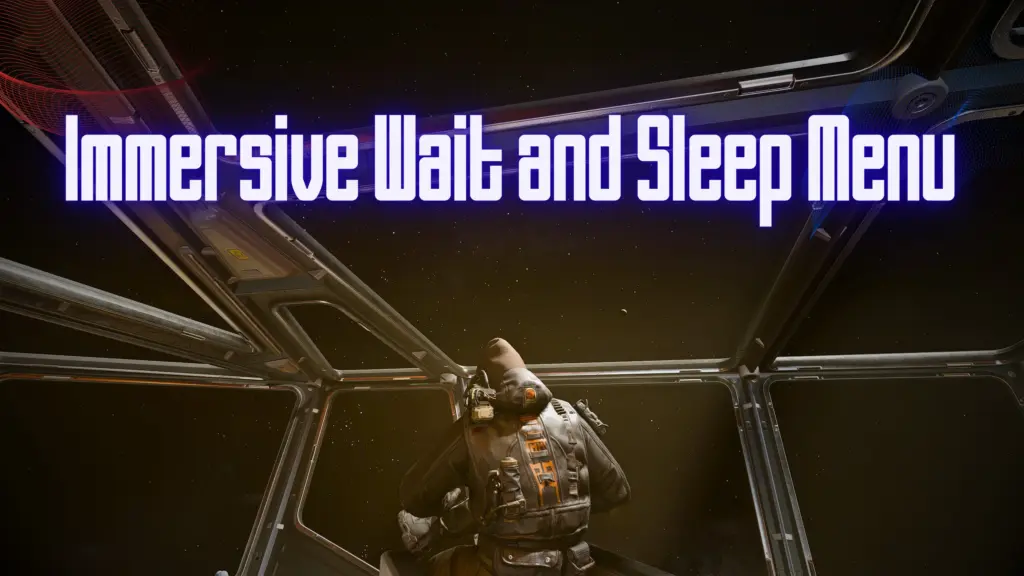 Immersive Wait and Sleep Menu - Hide Button and Background