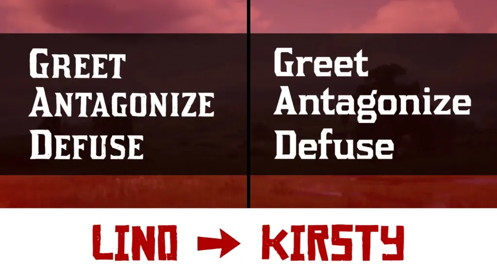 Lowercase RDR Lino Font V1.0